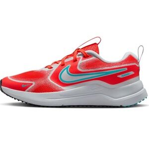 Nike Bright Red and White Sneakers